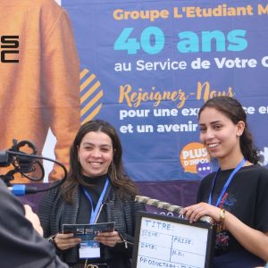 Les étudiants de l’ESJC couvrent la 33e édition du Forum International de l’Étudiant