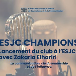 Le Club ESJC Champions voit le jour : à vos voix, prêts, parlez !