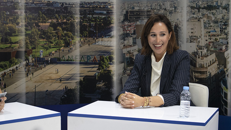 IMG_0697 المدرسة العليا للمهن الجديدة في الصحافة والتواصل تستضيف خريجتين من مجلة نساء المغرب