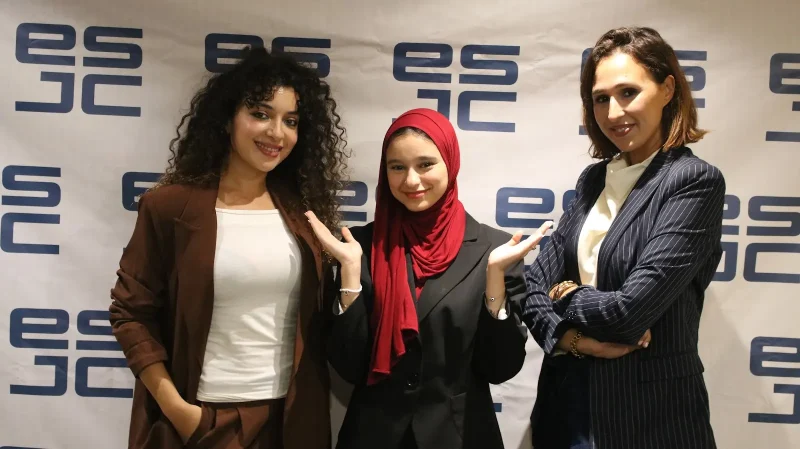 IMG_0712 المدرسة العليا للمهن الجديدة في الصحافة والتواصل تستضيف خريجتين من مجلة نساء المغرب