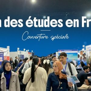 Brahim et Mika couvrent le Salon des Études en France : quand nos étudiants enfilent la casquette de journalistes !