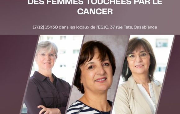 L’ESJC reçoit Dar Zhor autour d’une conférence sous le thème: Repenser l’accompagnement des femmes touchées par le cancer.