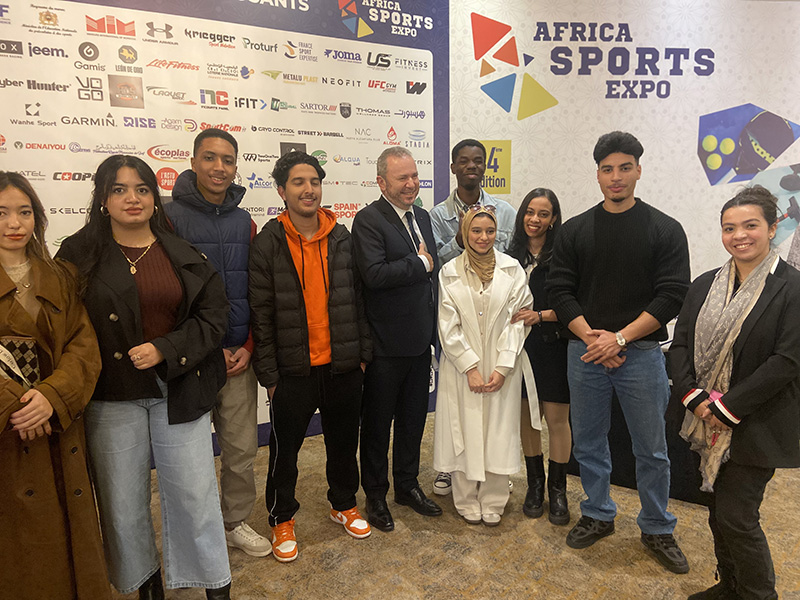 ESJC Les étudiants de l’ESJC assistent à la conférence de presse de l’Africa Sports Expo 2025 et découvrent les contours du plus grand salon sportif du continent