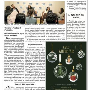 L'Economiste - Article du 05.12 Un étudiant de l’ESJC publié dans L’Économiste : félicitations à Emmanuel Walombwa