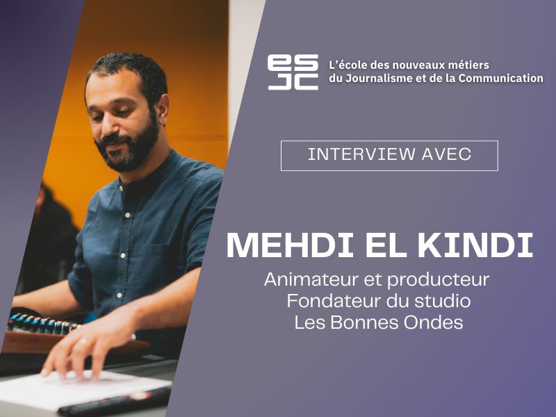 Photo site web - Itw Mika - Dar Zhor Mehdi El Kindi à l’ESJC : « L’honnêteté s’entend dans un podcast »