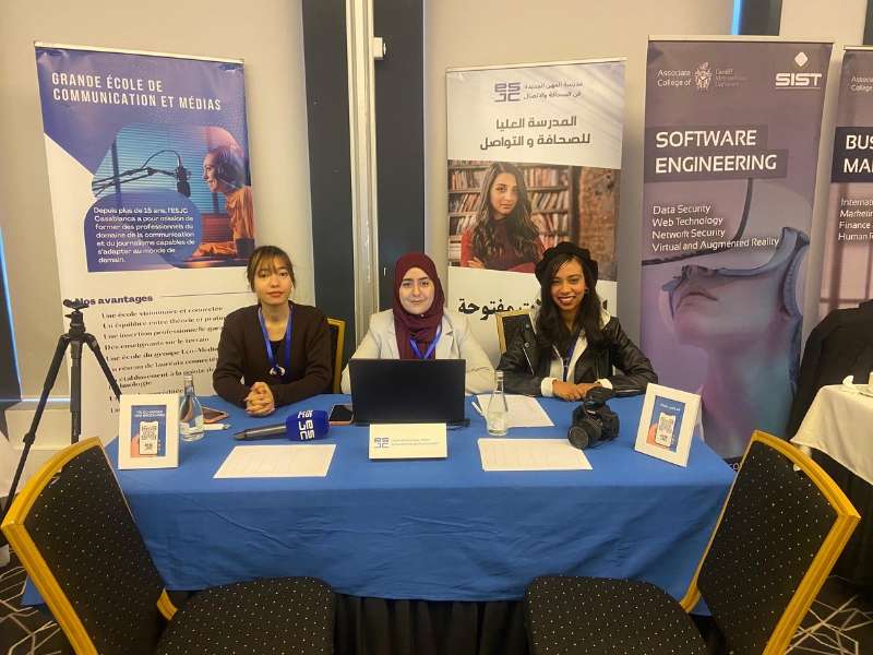_Photo site web - Reel Ijlal et Omar (2) L’ESJC au Forum des études à l’étranger 2026 à Rabat