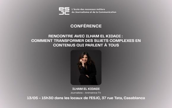 L’ESJC accueille Ilham El Kidadi pour une rencontre autour des nouveaux codes de l’information utile